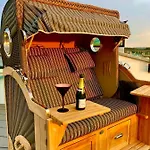 아파트 Penthouse Mit Kamin, Dachterrasse, Meerblick, Gasgrill, Klimaanlage, Luxus-design-apartment, 2 Minuten Zum *
