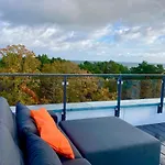 Apartmán Penthouse Mit Kamin, Dachterrasse, Meerblick, Gasgrill, Klimaanlage, Luxus-design-apartment, 2 Minuten Zum *