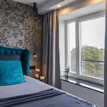 Penthouse Mit Kamin, Dachterrasse, Meerblick, Gasgrill, Klimaanlage, Luxus-design-apartment, 2 Minuten Zum Apartmán Binz
