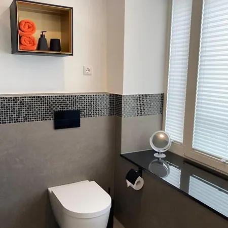 Apartamento Penthouse Mit Dachterrasse, Meerblick, Klimaanlage, Gasgrill, Kamin, Luxus-design-apartment, 2 Minuten Zum Binz