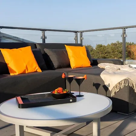 Penthouse Mit Dachterrasse, Meerblick, Klimaanlage, Gasgrill, Kamin, Luxus-design-apartment, 2 Minuten Zum Apartamento *