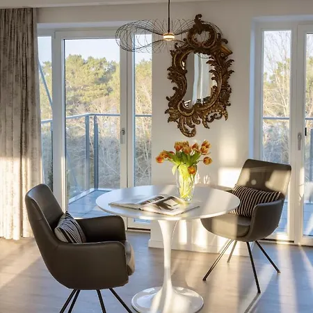 Appartement Penthouse Mit Kamin, Dachterrasse, Meerblick, Gasgrill, Klimaanlage, Luxus-design-apartment, 2 Minuten Zum Binz