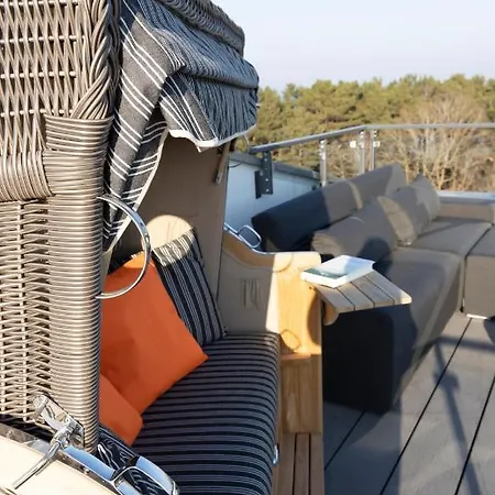 Penthouse Mit Kamin, Dachterrasse, Meerblick, Gasgrill, Klimaanlage, Luxus-design-apartment, 2 Minuten Zum Appartement *