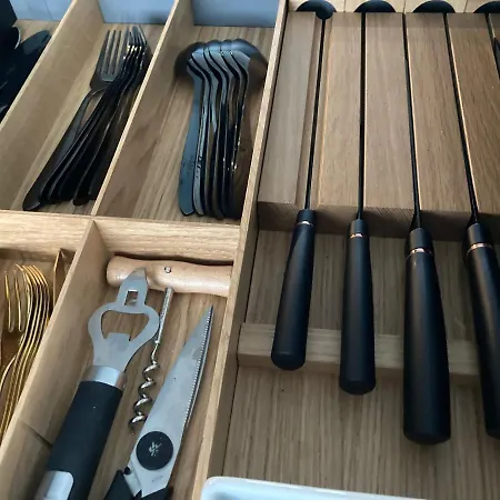 Penthouse Mit Kamin, Dachterrasse, Meerblick, Gasgrill, Klimaanlage, Luxus-design-apartment, 2 Minuten Zum