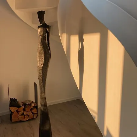 Penthouse Mit Dachterrasse, Meerblick, Klimaanlage, Gasgrill, Kamin, Luxus-design-apartment, 2 Minuten Zum Apartamento